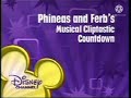 Disney Channel Phineas And Ferb S Musical Cliptastic Countdown WBRB And BTTS Bumpers 10 16 09