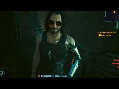 Not the Time For Jokes, Johnny : Johnny Silver Hand Cutscene Cyberpunk 2077 Phantom Liberty