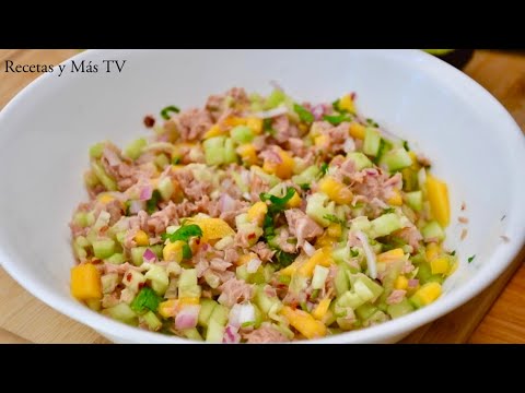 Cuando Ya No Sepas que Cocinar haz este rico Ceviche de Atún