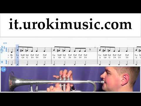 Lezioni di Tromba Axel F - Crazy Frog Tutorial Spartito um-i276