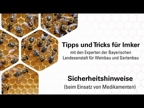 Imkerpraxis:  Sicherheitshinweise beim Einsatz von Medikamenten