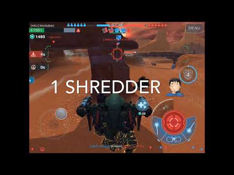 War Robots 1 shredder/scourge Ares champ league