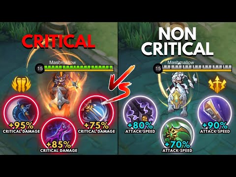 Irithel Critical Build vs Irithel Non-Critical Build