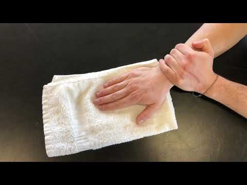 Ulnar Deviation AROM (towel slide)