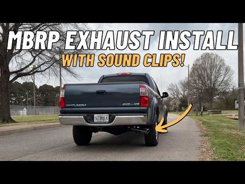 Installing an MBRP Exhaust on my 2006 Tundra