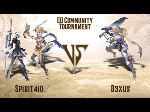 Spirit410 (2B, Cassandra) VS D3xus (Siegfried) - EU Community Tournament (24.11.2019)