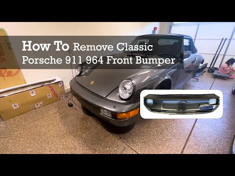 How To Remove Porsche 911 964 Front Bumper