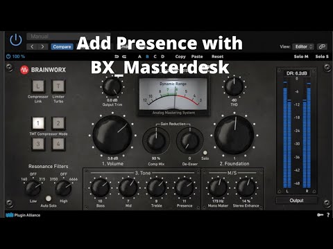 Brainworx | BX_MasterDesk (Mastering Software DIY)