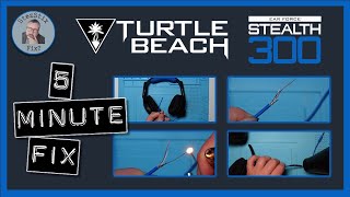 Turtle Beach Headset | 5 MINUTE FIX | Cable CHEWED by kitten!