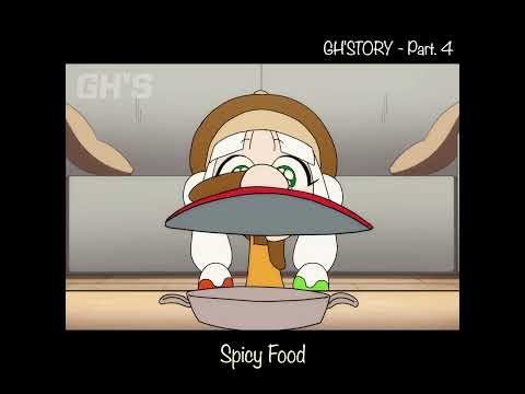 [4] Spicy Food 🌶️ | GH'STORY | #animation #anime