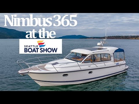 Nimbus 365 at the Seattle Boat Show with Alex Knudtson and Seattle Yachts