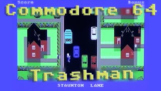 CC64 playing "Trashman" (1984). Game #071.