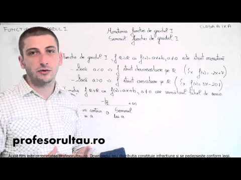 08 cls9 The function of gr 1 monotony of the function of gr 1 the sign of the function of gr 1 de...