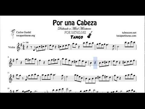 download lagu mp3 mp4 Por Una Cabeza Violin Sheet, download lagu Por Una Cabeza Violin Sheet gratis, unduh video klip Por Una Cabeza Violin Sheet