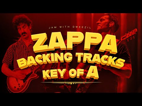 KEY of A - ZAPPA Guitar JAM