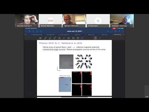 MetaMAT’s 15th webinar-28.10.2020-Dynamics of waves in continuum honeycomb structures-Michael I. W.