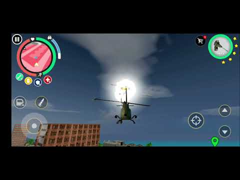 Rope Hero Vice Town | Destroying a Tank easily with a Helicopter