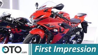 Suzuki GSX R150 | First Impression | Warna Baru | IIMS 2018 | OTO com