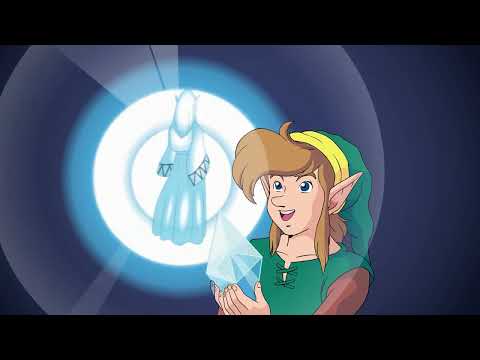 A Link to the Past Animated Artwork - Link talks to a Sage