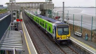 preview picture of video 'IE 29000 Class DMU Train number 29108 - Booterstown Station, Dublin'