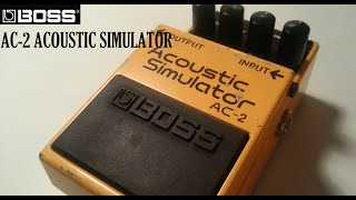 Video thumbnail for Boss AC-2 Acoustic Simulator by Dave V