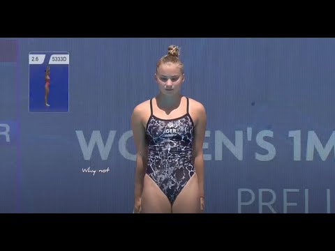 Jette MULLER Women's Diving  1m Springboard Diving