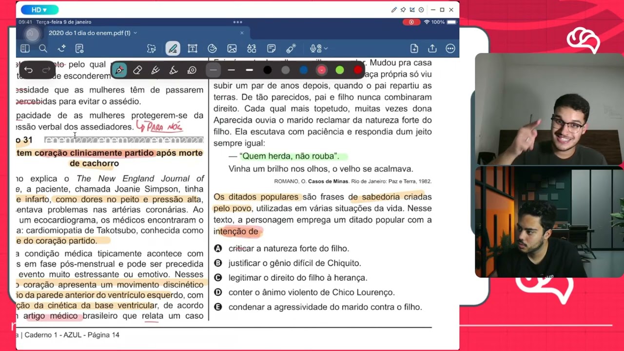 Resolução em Vídeo — Questão 32 ENEM 2020