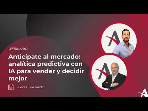 Antic�pate al mercado: anal�tica predictiva con IA para vender y decidir mejor