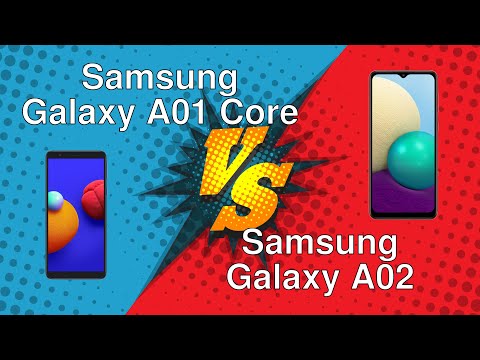 Samsung Galaxy A01 Core vs Samsung Galaxy A02