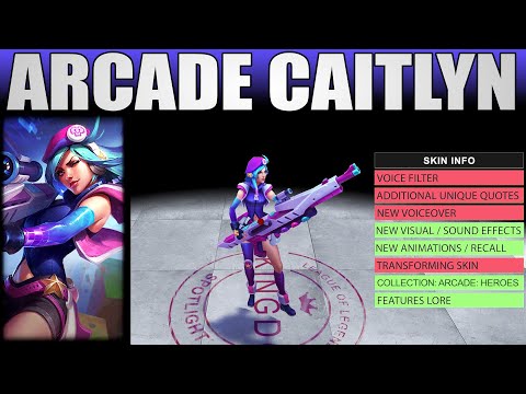 Arcade Caitlyn Skin 2020 (Skin Showcase)