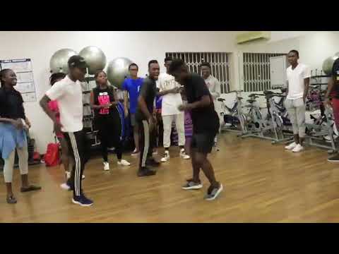 Watch how the gentlemen dance crew murdered the beat during one of their training sections 🗿