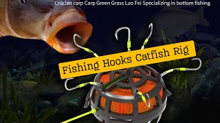 Fishing Hooks Catfish Rig | Saltwater Fishing Hooks & Tackle Tools for Beginners & Pros