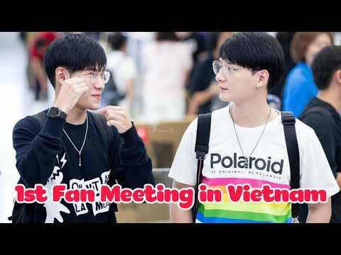 KristSingto 💕 arrived Tan Son Nhat Airport - 1st Fan Meeting in Vietnam 🇻🇳