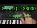 Casio CT X3000 Upper Layer