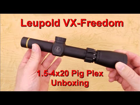 Leupold VX-Freedom 1.5-4x20 Pig Plex - Unboxing