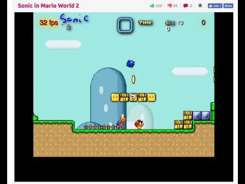 Sonic in Super Mario World 2