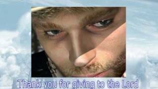 THANK YOU FOR GIVING TO THE LORD by RAY BOLTZ with lyrics