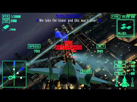 Ace Combat X - Mission 12A Max Score Run (31560 points)