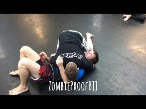 Chin Pick Weave Pass to Sneaky North South Choke - ZombieProofBJJ (NoGi)