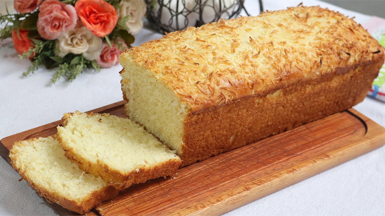 PÃO DE COCO - A MASSA É MOLE E NÃO PRECISA SOVAR - PÃO PARA INICIANTES