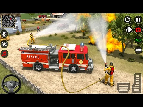 Ultimate Firefighting Rescue Mission! | Fire Truck Rescue Simulator 3D Gameplay