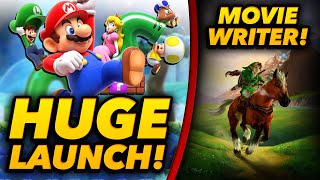 Mario Wonder BREAKS RECORD + Zelda Movie Writer Revealed?! & More!
