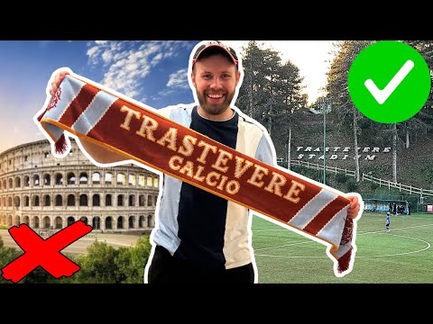 QUESTA è la VERA casa del calcio ITALIANO! 🇮🇹 (Vlog Trastevere Calcio vs ASD Monastir)