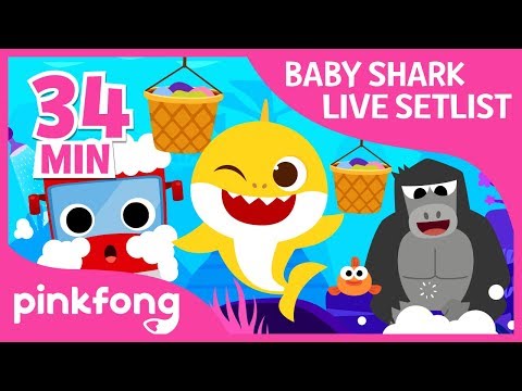 Baby Shark and more | Baby Shark LIVE Setlist | +Compilation | Pinkfong Shows for Children