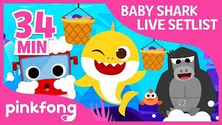 Baby Shark and more | Baby Shark LIVE Setlist | +Compilation | Pinkfong Shows for Children