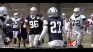 Dallas Cowboys Throwdown During Scrimmage