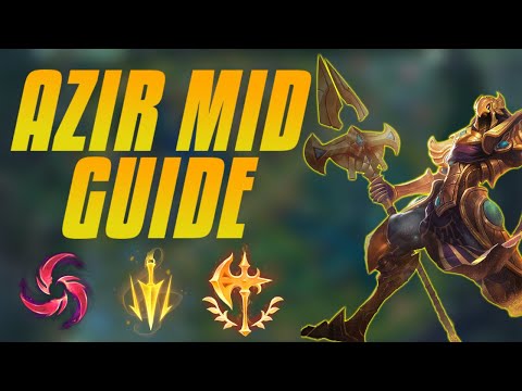 AZIR MID Guide - How to Carry With Azir Step By Step - Detailed Guide