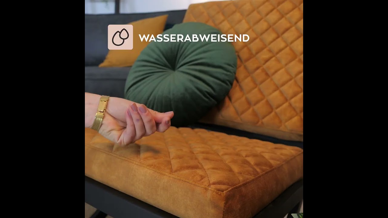 Samt Sessel Madrid Luxury Design blau