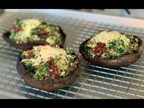 Tuscan Style Stuffed Portobello Vegetarian