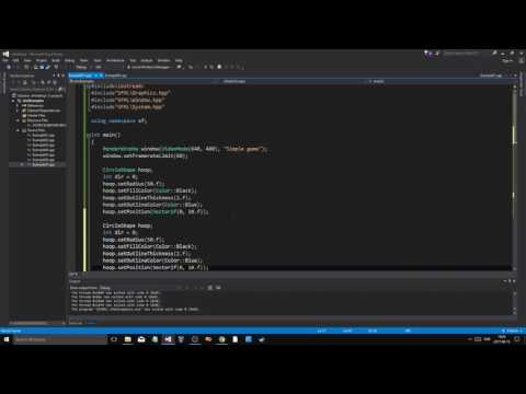 SFML C Tutorial 12 PART 1 4 | 2D Space shooter game using Sprites Textures and UI with Text